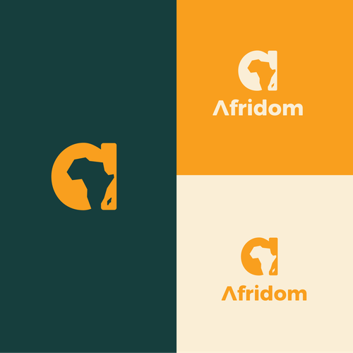 African brand with the title 'NEGATIVE SPACE LOGO'