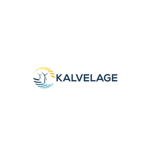 Green energy logo with the title 'Kalvelage green energy'