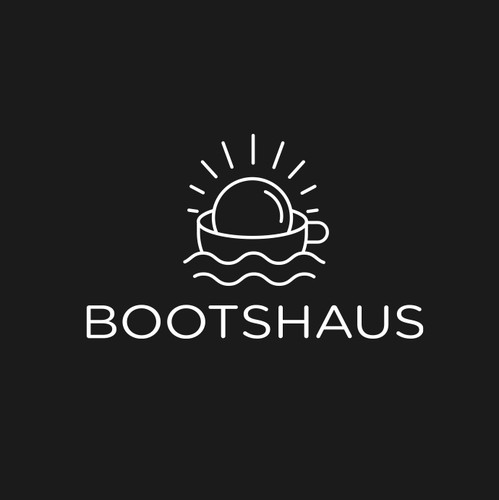 Breakfast logo with the title 'Bootshaus logo design'