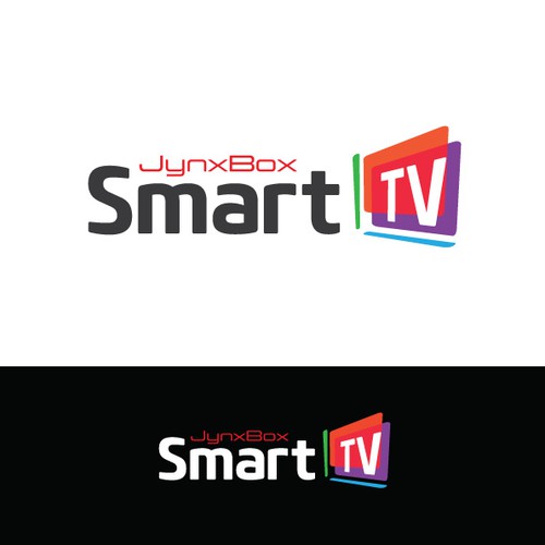 Logo packaging with the title 'JynxBox Smart TV'