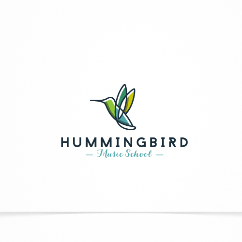 Hummingbird logo with the title 'Hummingbird Music School'