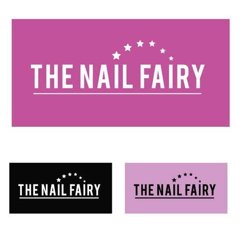 Nail logo with the title 'New logo for mobile nail artist'