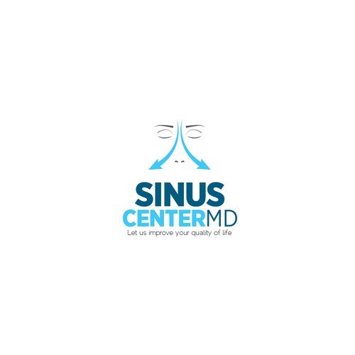 Center logo with the title 'Sinus Center MD'