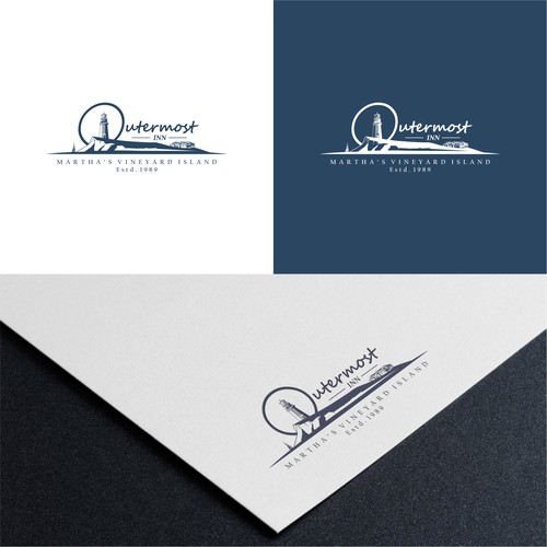 Lighthouse logo with the title 'outermost inn '