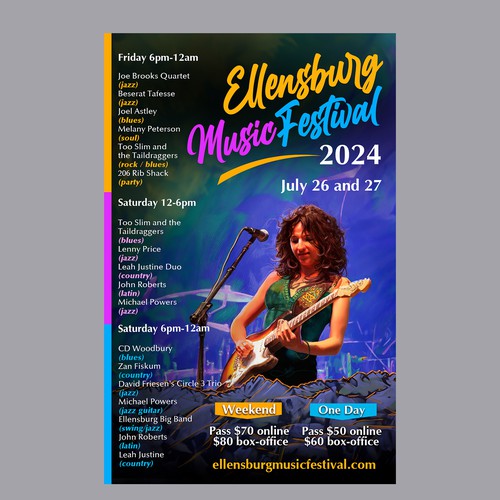 Creative artwork with the title 'Music Festival Poster'