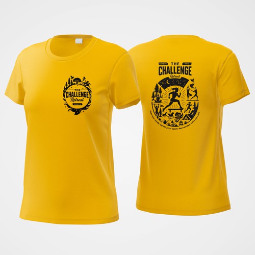 Event t-shirt with the title 'The Challenge Retreat – Season 2'
