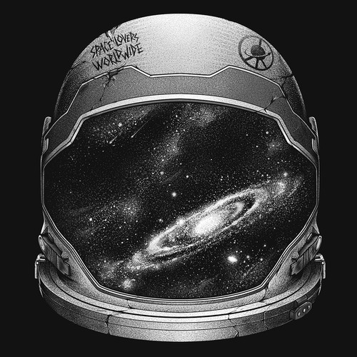 T-shirt with the title 'Space lover Worldwide'
