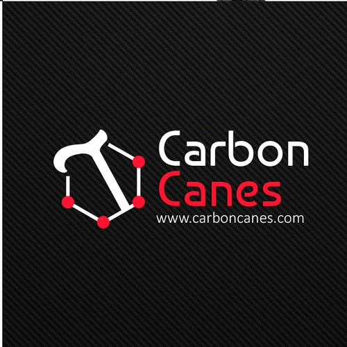 Carbon design with the title 'Canes logo'