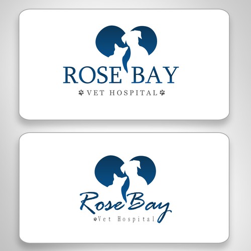 Hospital logo with the title 'clear logo concept'