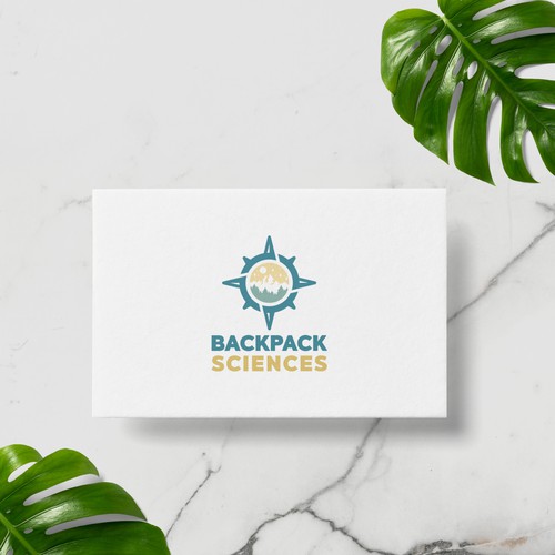 Backpack design with the title 'Logo for Backpack Sciences'