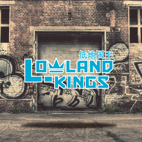 Skate logo with the title 'Lowland Kings'
