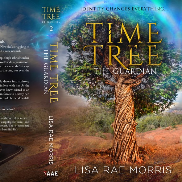 Time travel design with the title 'Time Tree Chronicles - The Guardian'