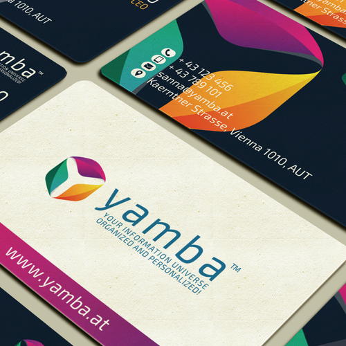 Trendy design with the title 'Yamba Logo'