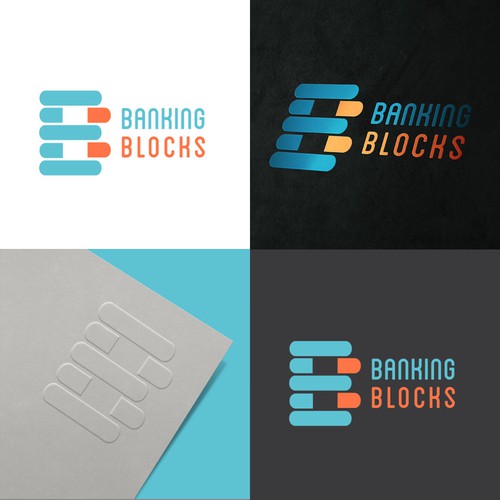 Bank logo with the title 'Banking blocks'