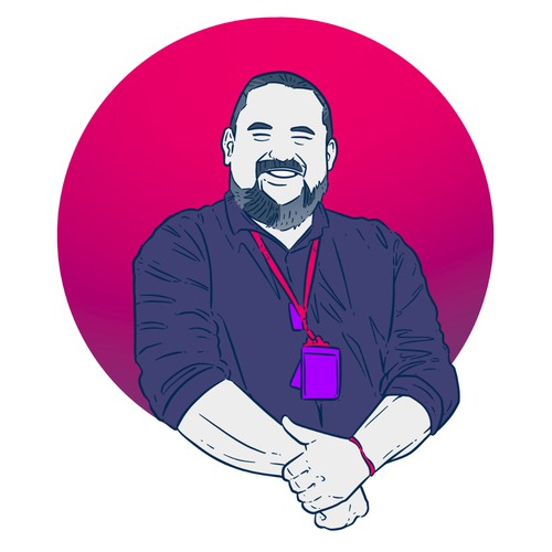 Science artwork with the title 'illustration of an individual '