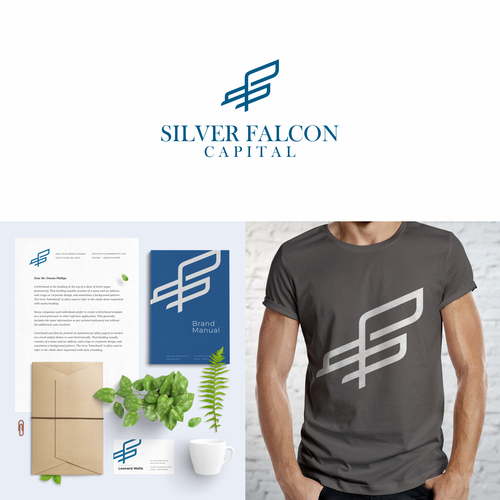 Falcon brand with the title 'Modern Minimal Logo'