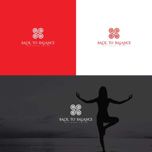 Salon logo with the title 'Logo design for "BacktoBalance"'