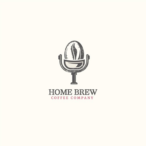 Radio logo with the title 'Home Brew Amateur Radio Logo'