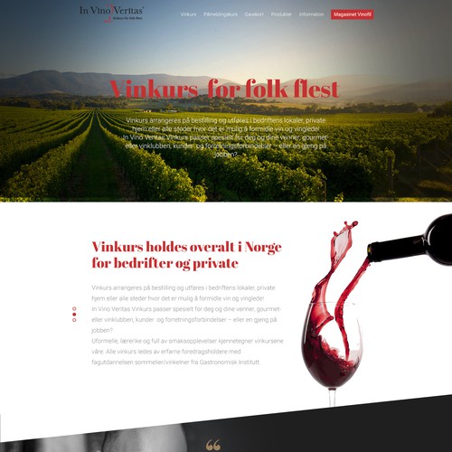 Wine websites on sale