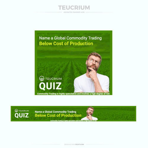 HTML5 design with the title 'HTML5 Banner ads for Teucrium'