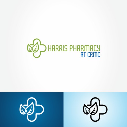 Hospital logo with the title 'Pharmacy'