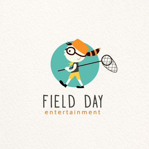 Entertainment brand with the title 'Field Day logo design'