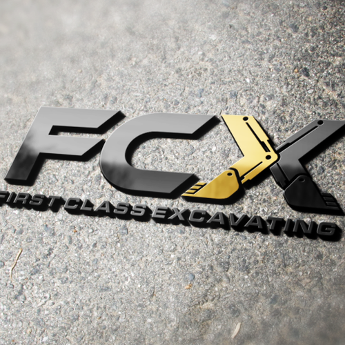 Earth mover logo with the title 'FCX'