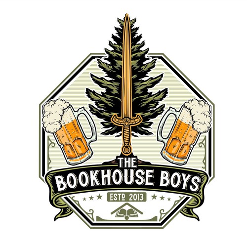 Barbarian logo with the title 'The Bookhouse Boys'