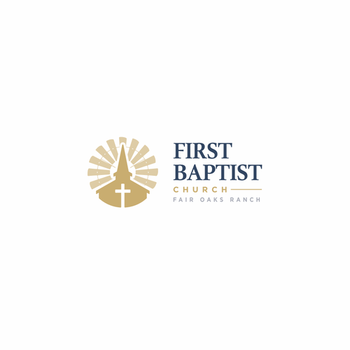 Cross design with the title 'Logo for Baptist Church'