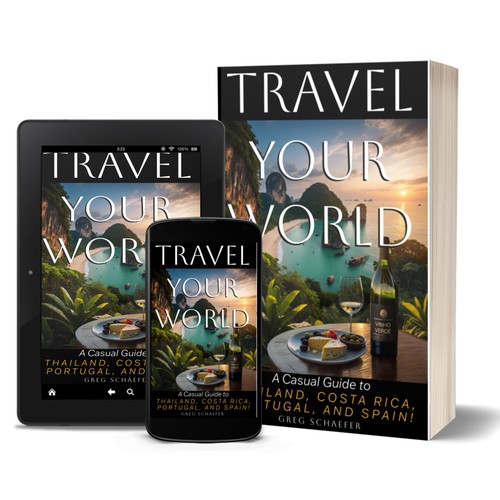 Costa Rica design with the title 'TRAVEL your World '