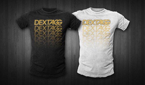 Typographic t-shirt with the title '"DEX" (Digital Expression)'