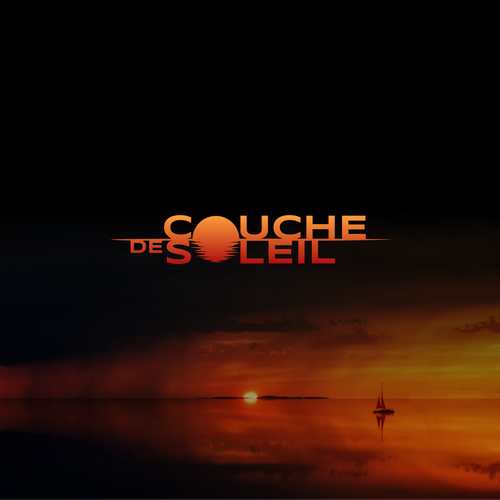 Yacht logo with the title 'Couche du Soleil'