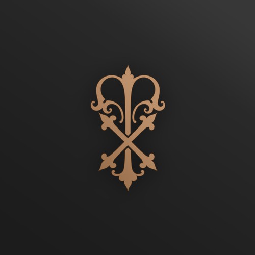 Gothic design with the title 'Logo concept for Pedestals'