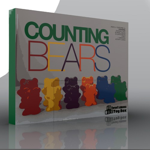 Toy packaging with the title 'Counting Bears'