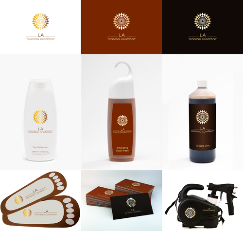 Tanning logo with the title '_LA_Tanning Company'