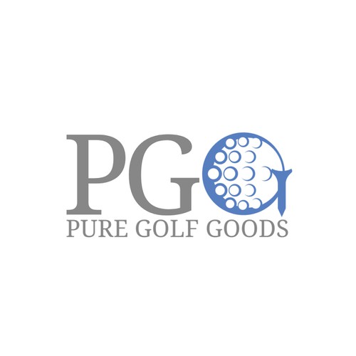 Store brand with the title 'CLEAN BASIC LOGO FOR A GOLF STORE.'