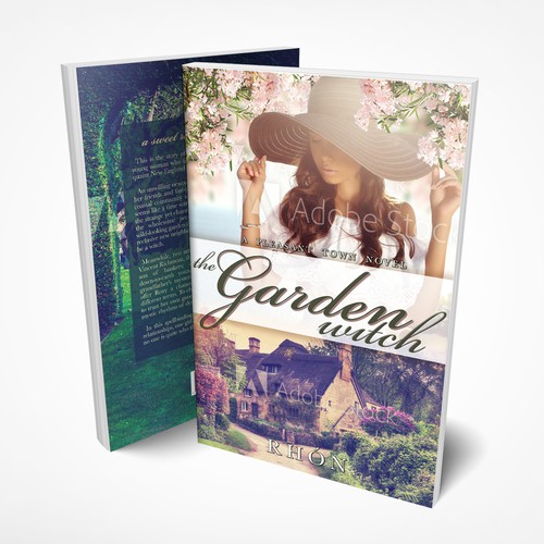 Witch book cover with the title 'Book Cover'