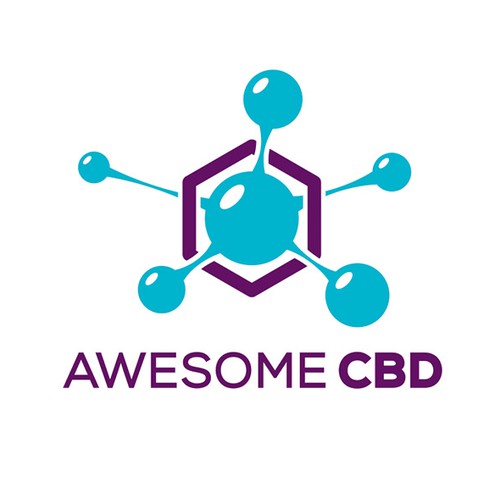 Best logo with the title 'Logo for awesome CBD'
