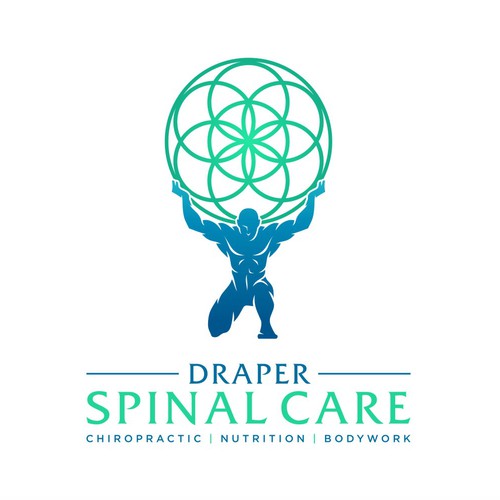 Atlas design with the title 'Draper Spinal Care logo'
