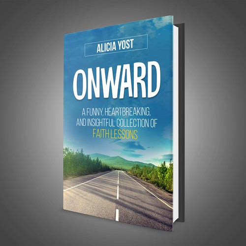 Blue book cover with the title 'ONWARDS'