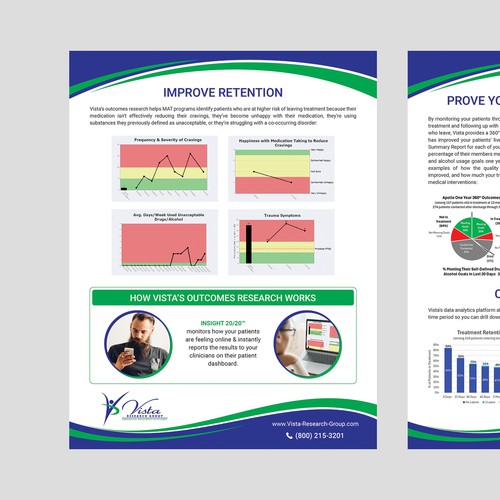 Chart design with the title 'Vista Flyer'