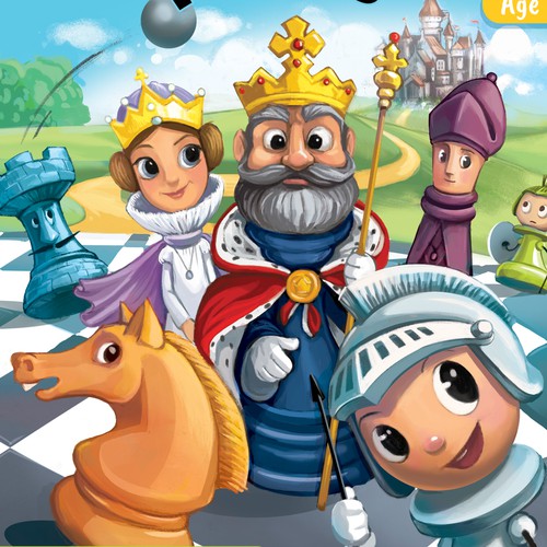 Children's book cover with the title 'Chess discovery book for kids'