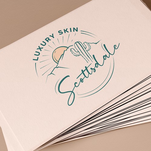 Spa brand with the title 'Luxury skin Scottsdale'