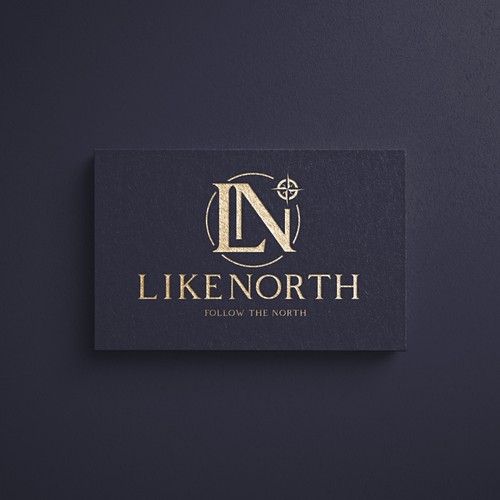 Wallet design with the title 'LikeNorth'