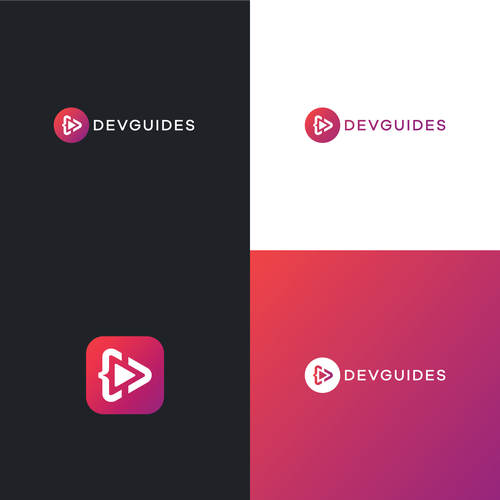 Tutoring logo with the title 'Video Tutorials Logo for Coding or Programming'