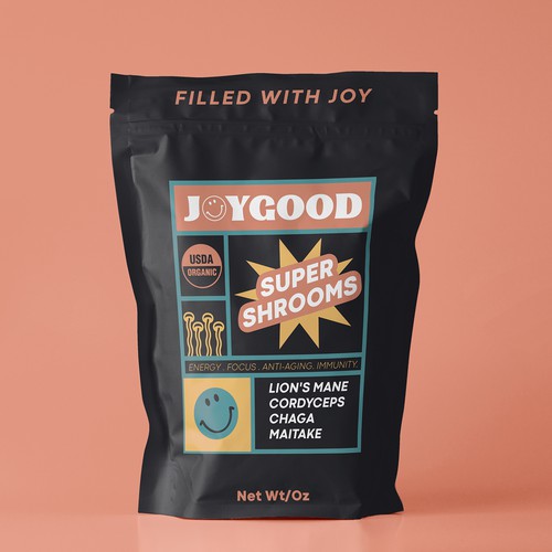 Smile design with the title 'Organic superfood '