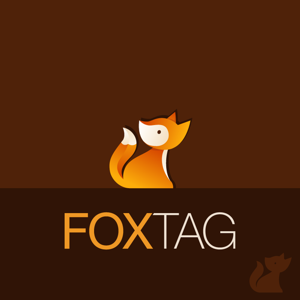 Gradient design with the title 'Fox Logo'