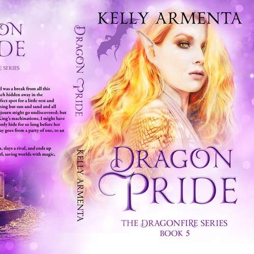 Elf design with the title 'Design for book/ebook cover'