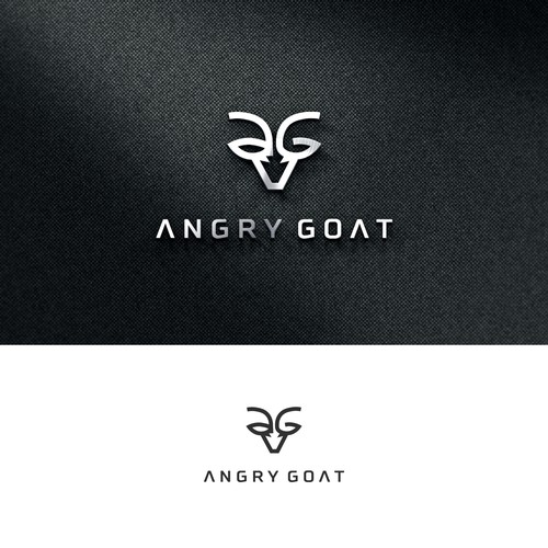 Powerful logo with the title 'Powerful concept of sport bar'