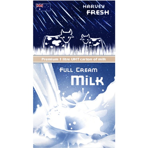 Milk packaging with the title 'Milk Carton Packaging'
